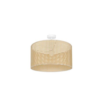 Duolla - Nadgradni luster ROLLER RATTAN 1xE27/15W/230V pr. 45 cm bež