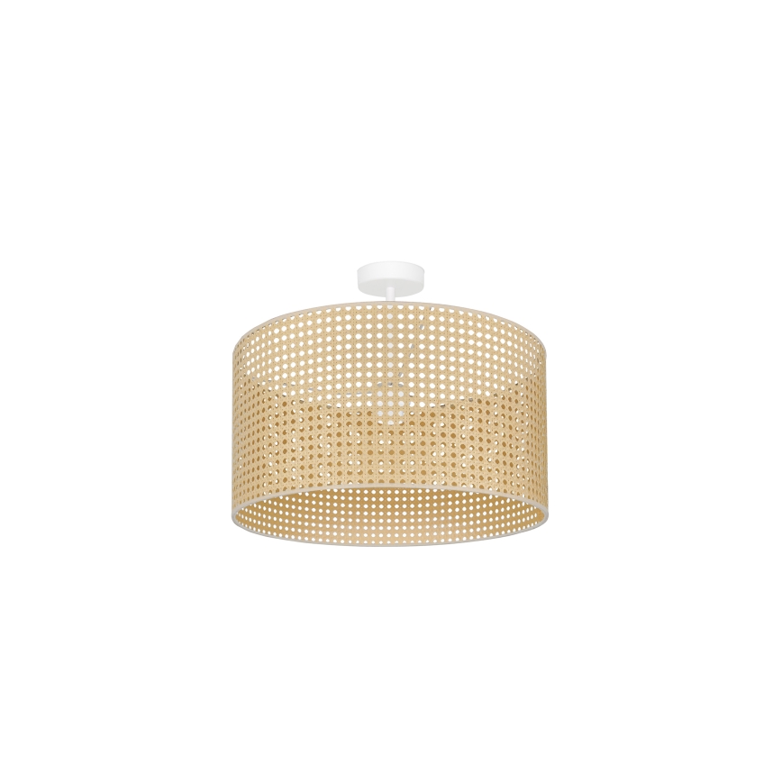 Duolla - Nadgradni luster ROLLER RATTAN 1xE27/15W/230V pr. 45 cm bež