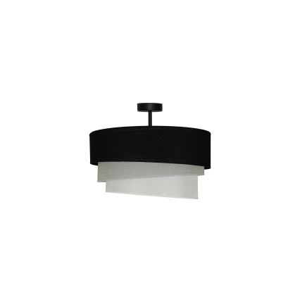 Duolla - Nadgradni luster TRIO 1xE27/15W/230V pr. 45 cm crna/siva/bijela