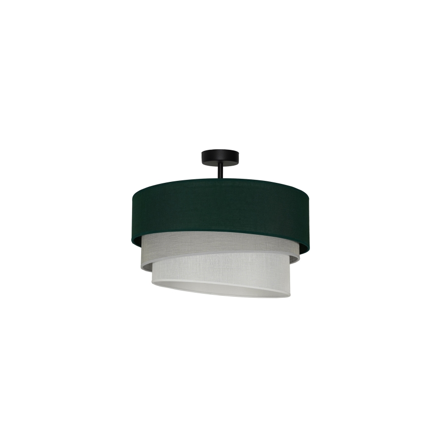 Duolla - Nadgradni luster TRIO 1xE27/15W/230V pr. 45 cm zelena/siva/bijela