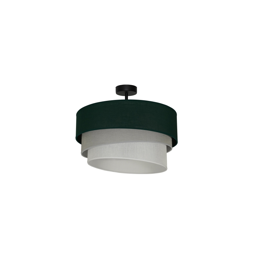 Duolla - Nadgradni luster TRIO 1xE27/15W/230V pr. 45 cm zelena/siva/bijela