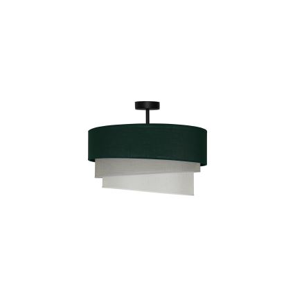 Duolla - Nadgradni luster TRIO 1xE27/15W/230V pr. 45 cm zelena/siva/bijela