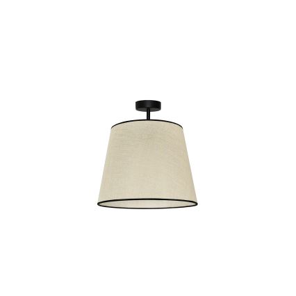 Duolla - Nadgradni luster YUTE 1xE27/15W/230V pr. 38 cm siva/crna
