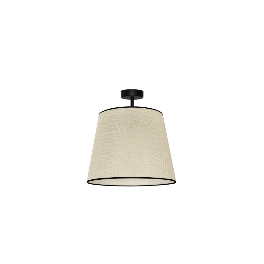 Duolla - Nadgradni luster YUTE 1xE27/15W/230V pr. 38 cm siva/crna
