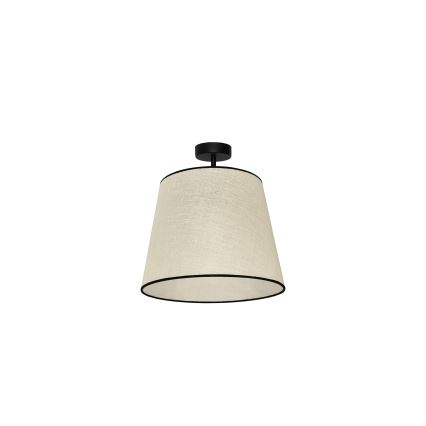 Duolla - Nadgradni luster YUTE 1xE27/15W/230V pr. 38 cm siva/crna