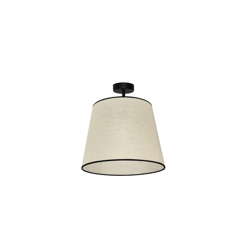 Duolla - Nadgradni luster YUTE 1xE27/15W/230V pr. 38 cm siva/crna