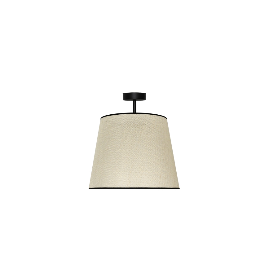 Duolla - Nadgradni luster YUTE 1xE27/15W/230V pr. 38 cm siva/crna