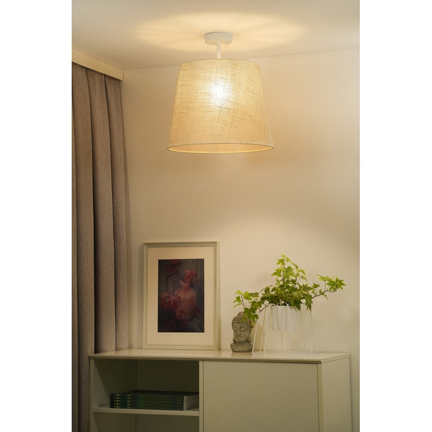 Duolla - Nadgradni luster YUTE 1xE27/15W/230V pr. 38 cm siva