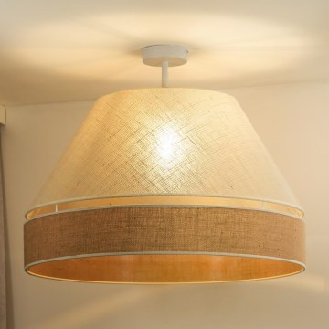 Duolla - Nadgradni luster YUTE AVIGNON 1xE27/15W/230V pr. 60 cm krem/bež