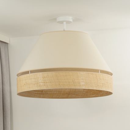 Duolla - Nadgradni luster YUTE AVIGNON 1xE27/15W/230V pr. 60 cm krem/bež
