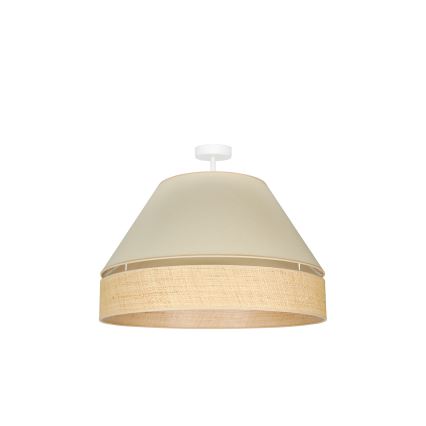 Duolla - Nadgradni luster YUTE AVIGNON 1xE27/15W/230V pr. 60 cm krem/bež