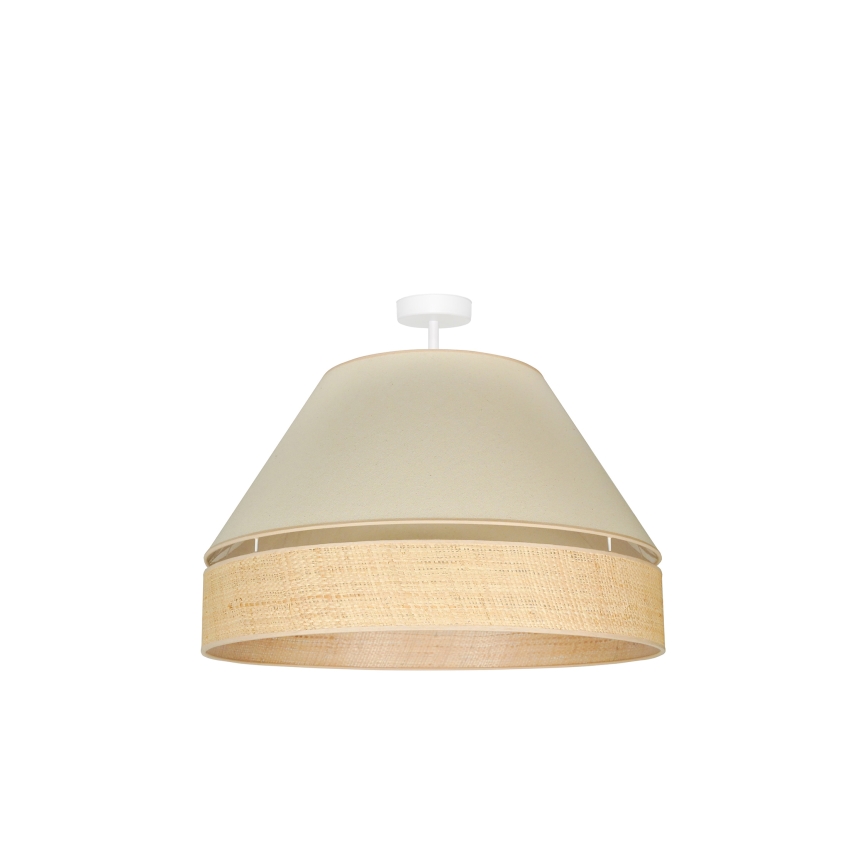 Duolla - Nadgradni luster YUTE AVIGNON 1xE27/15W/230V pr. 60 cm krem/bež