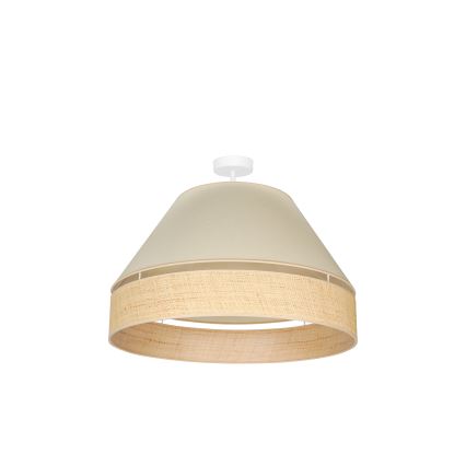 Duolla - Nadgradni luster YUTE AVIGNON 1xE27/15W/230V pr. 60 cm krem/bež