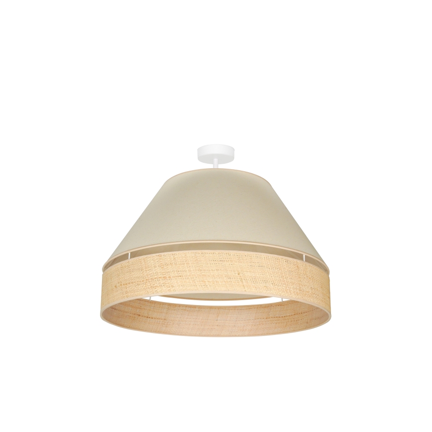 Duolla - Nadgradni luster YUTE AVIGNON 1xE27/15W/230V pr. 60 cm krem/bež