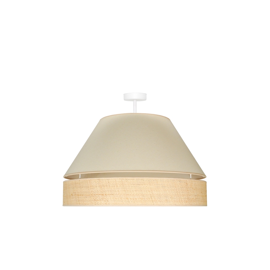 Duolla - Nadgradni luster YUTE AVIGNON 1xE27/15W/230V pr. 60 cm krem/bež