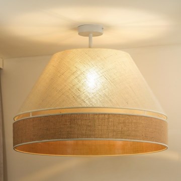 Duolla - Nadgradni luster YUTE AVIGNON 1xE27/15W/230V pr. 60 cm siva/smeđa