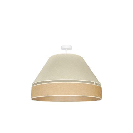 Duolla - Nadgradni luster YUTE AVIGNON 1xE27/15W/230V pr. 60 cm siva/smeđa