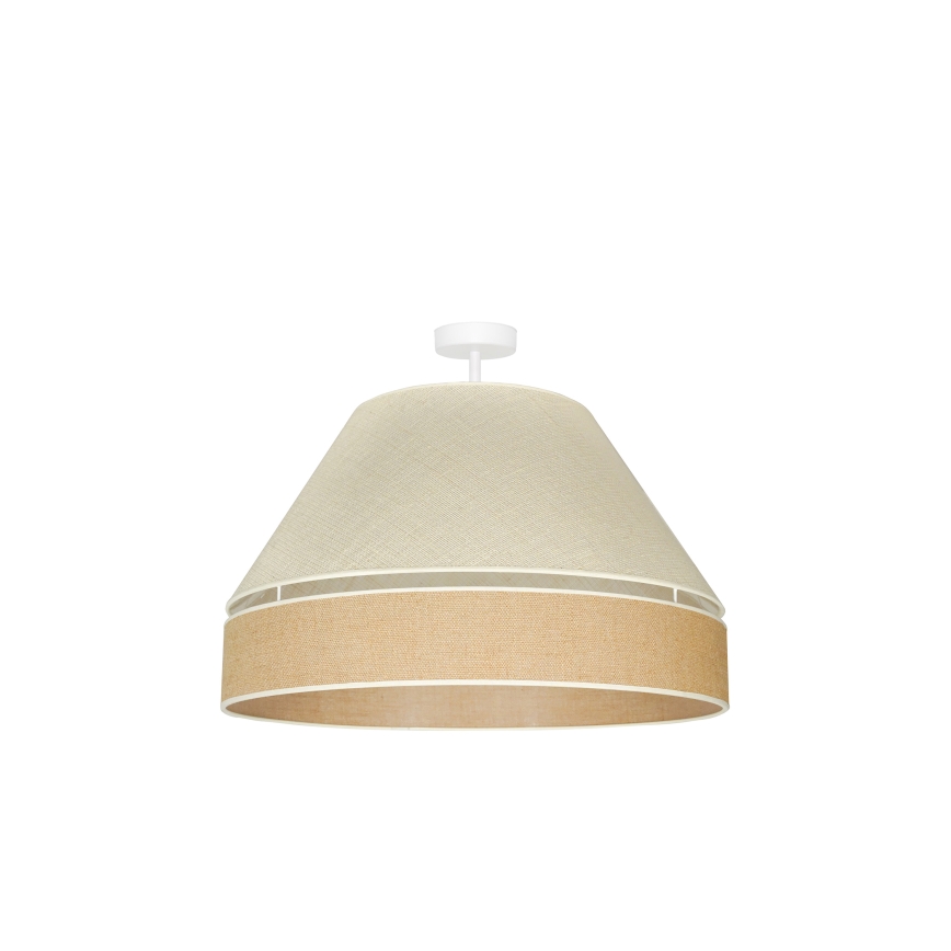 Duolla - Nadgradni luster YUTE AVIGNON 1xE27/15W/230V pr. 60 cm siva/smeđa