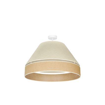 Duolla - Nadgradni luster YUTE AVIGNON 1xE27/15W/230V pr. 60 cm siva/smeđa