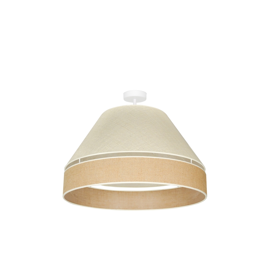 Duolla - Nadgradni luster YUTE AVIGNON 1xE27/15W/230V pr. 60 cm siva/smeđa
