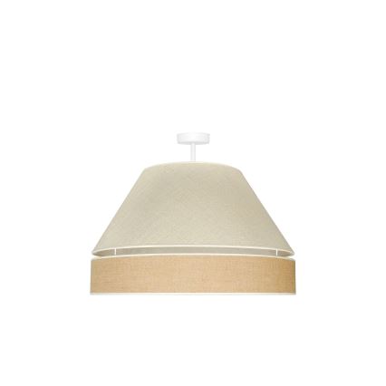Duolla - Nadgradni luster YUTE AVIGNON 1xE27/15W/230V pr. 60 cm siva/smeđa