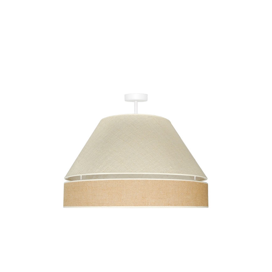 Duolla - Nadgradni luster YUTE AVIGNON 1xE27/15W/230V pr. 60 cm siva/smeđa