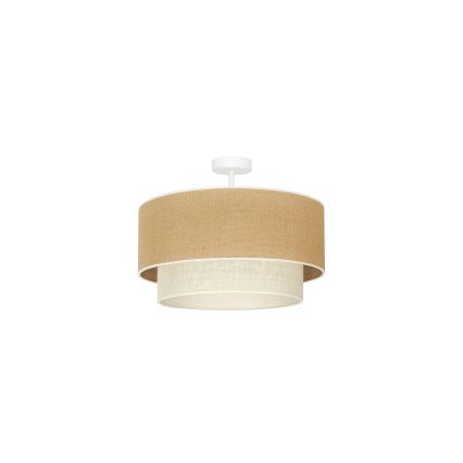 Duolla - Nadgradni luster YUTE BOHO 1xE27/15W/230V pr. 45 cm smeđa/krem