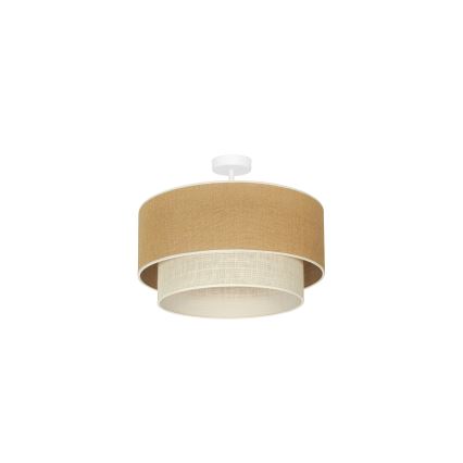 Duolla - Nadgradni luster YUTE BOHO 1xE27/15W/230V pr. 45 cm smeđa/krem