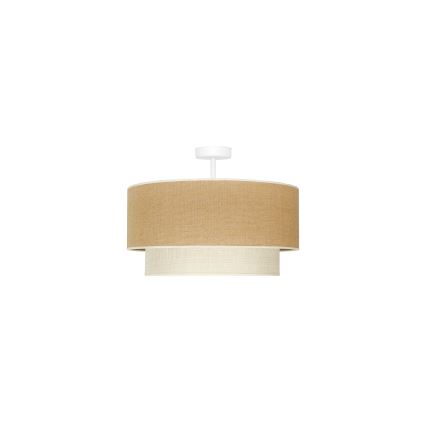 Duolla - Nadgradni luster YUTE BOHO 1xE27/15W/230V pr. 45 cm smeđa/krem