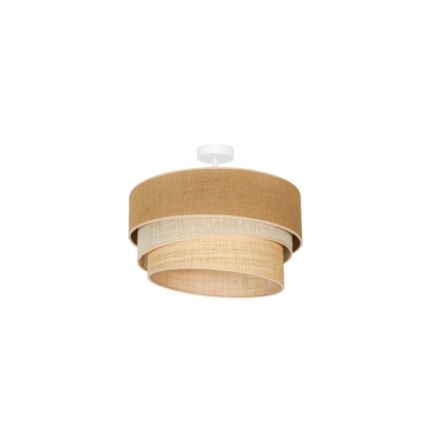 Duolla - Nadgradni luster YUTE TRIO 1xE27/15W/230V pr. 45 cm smeđa/siva/bež