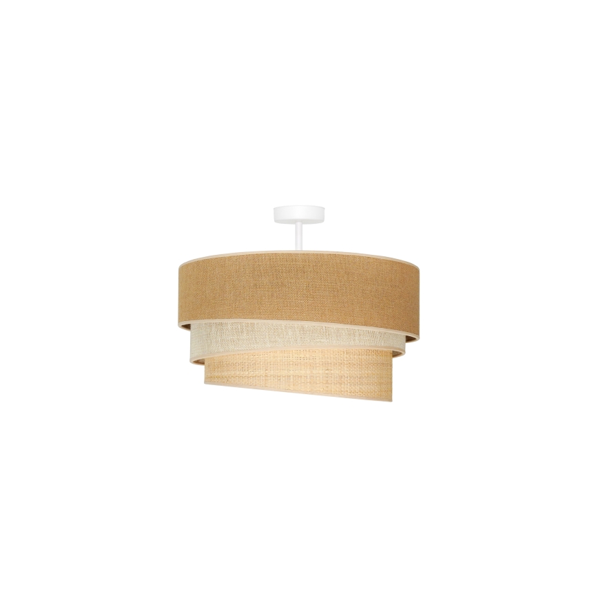 Duolla - Nadgradni luster YUTE TRIO 1xE27/15W/230V pr. 45 cm smeđa/siva/bež