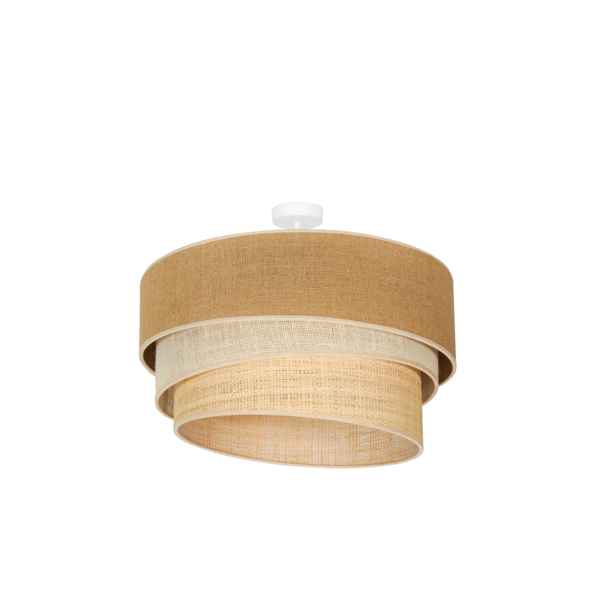 Duolla - Nadgradni luster YUTE TRIO 3xE27/15W/230V pr. 60 cm smeđa/siva/bež
