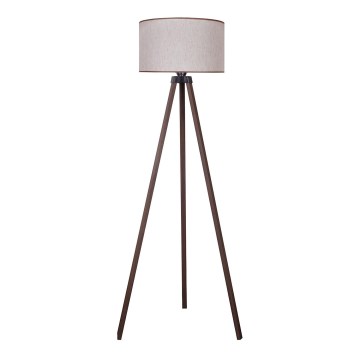 Duolla - Podna lampa 1xE27/60W/230V pr. 44 cm bež/smeđa