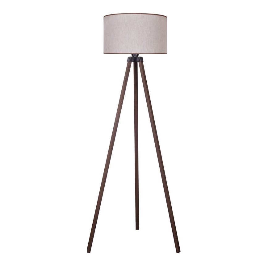 Duolla - Podna lampa 1xE27/60W/230V pr. 44 cm bež/smeđa