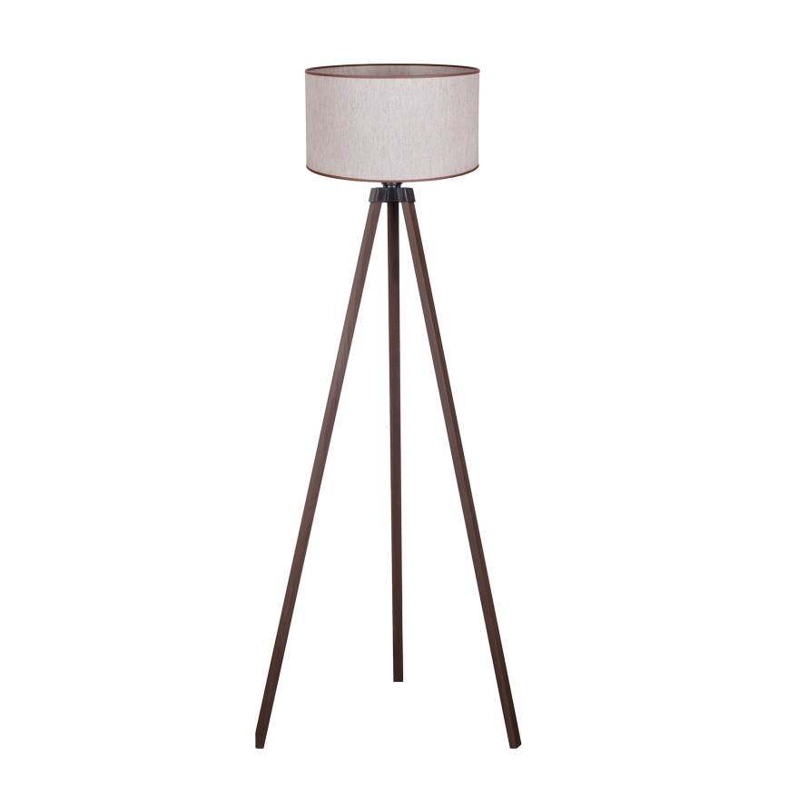 Duolla - Podna lampa 1xE27/60W/230V pr. 44 cm bež/smeđa