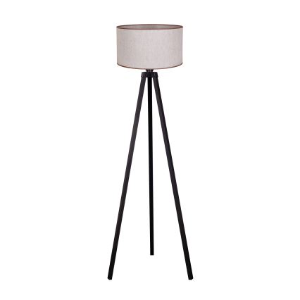Duolla - Podna lampa 1xE27/60W/230V pr. 44 cm bež/wenge