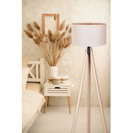 Duolla - Podna lampa 1xE27/60W/230V pr. 44 cm krem/bež