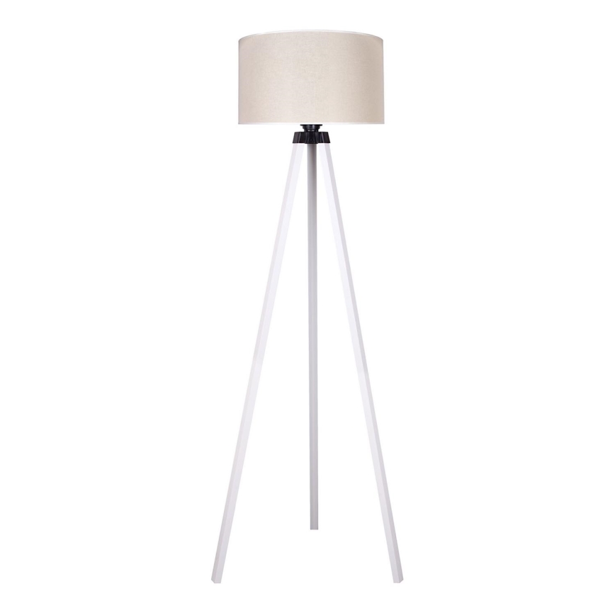 Duolla - Podna lampa 1xE27/60W/230V pr. 44 cm krem/bijela