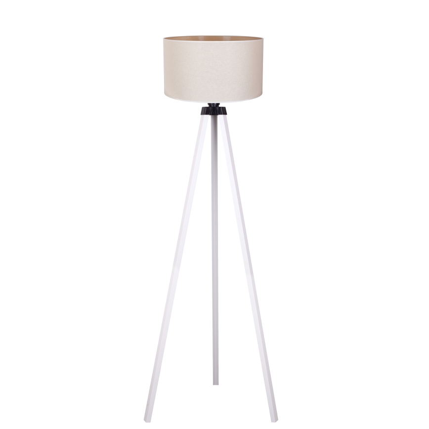 Duolla - Podna lampa 1xE27/60W/230V pr. 44 cm krem/bijela