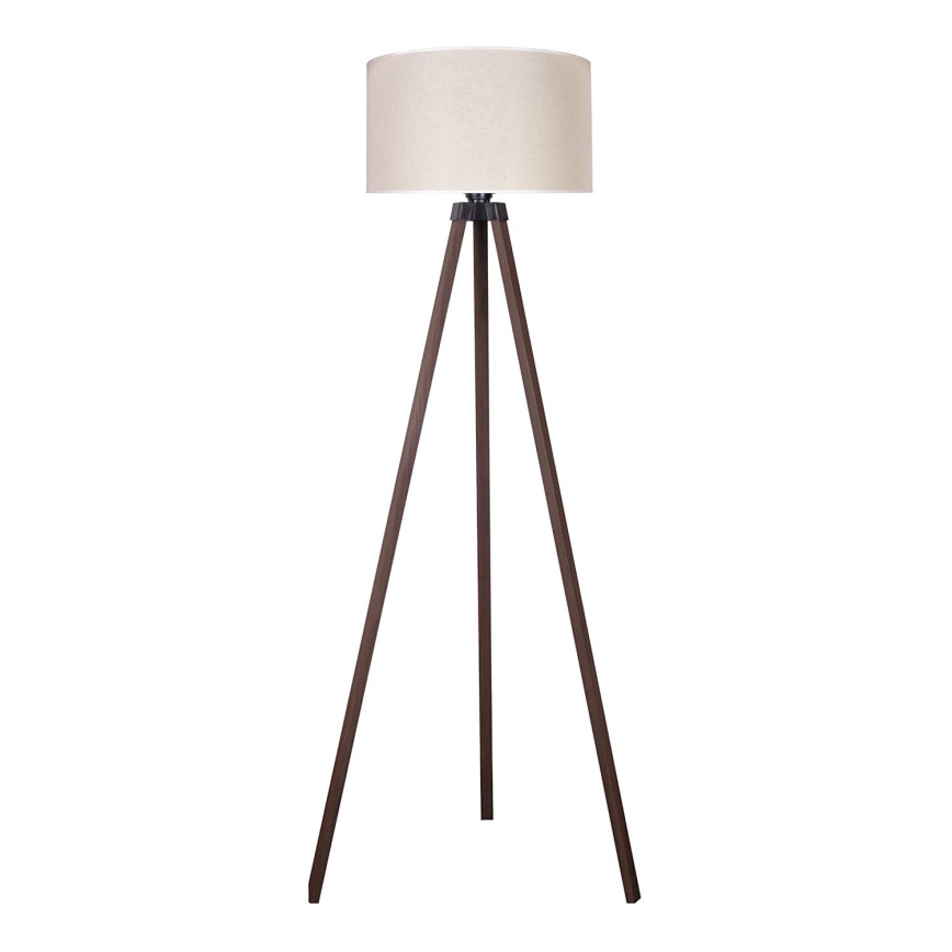Duolla - Podna lampa 1xE27/60W/230V pr. 44 cm krem/smeđa