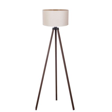 Duolla - Podna lampa 1xE27/60W/230V pr. 44 cm krem/smeđa