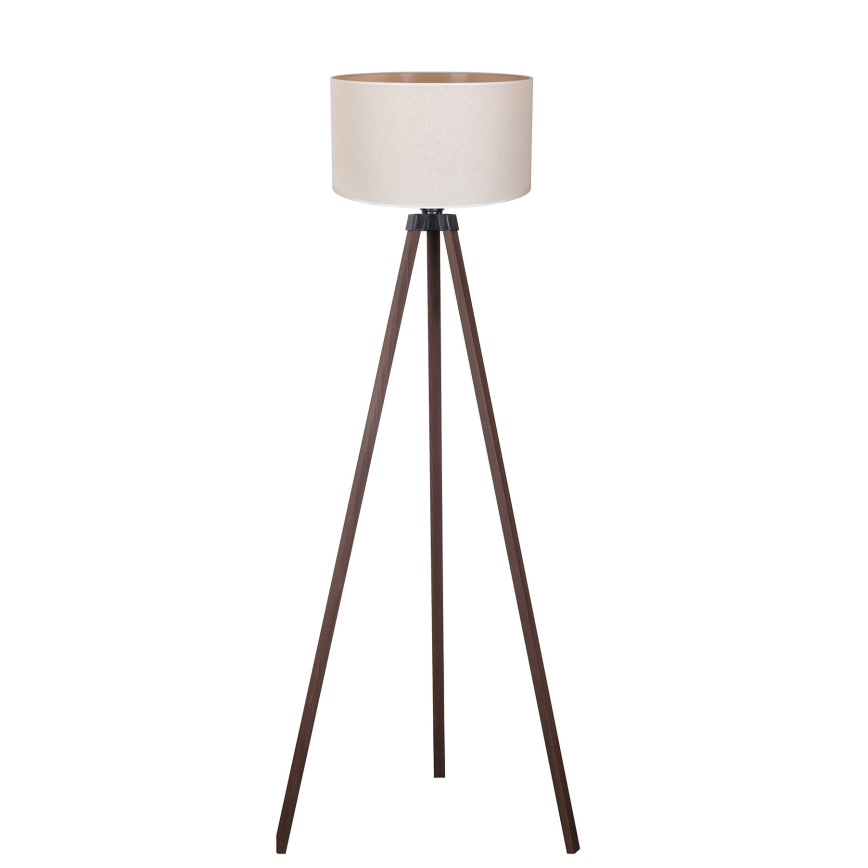 Duolla - Podna lampa 1xE27/60W/230V pr. 44 cm krem/smeđa