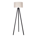 Duolla - Podna lampa 1xE27/60W/230V pr. 44 cm krem/wenge