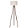 Duolla - Podna lampa 1xE27/60W/230V pr. 44 cm krem/wenge