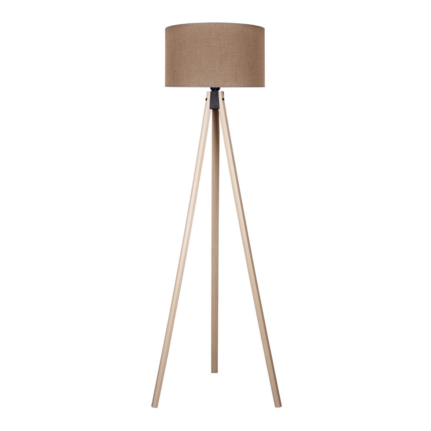 Duolla - Podna lampa 1xE27/60W/230V pr. 44 cm smeđa/bež