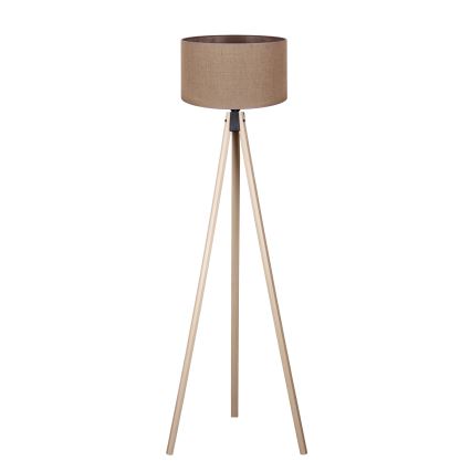 Duolla - Podna lampa 1xE27/60W/230V pr. 44 cm smeđa/bež