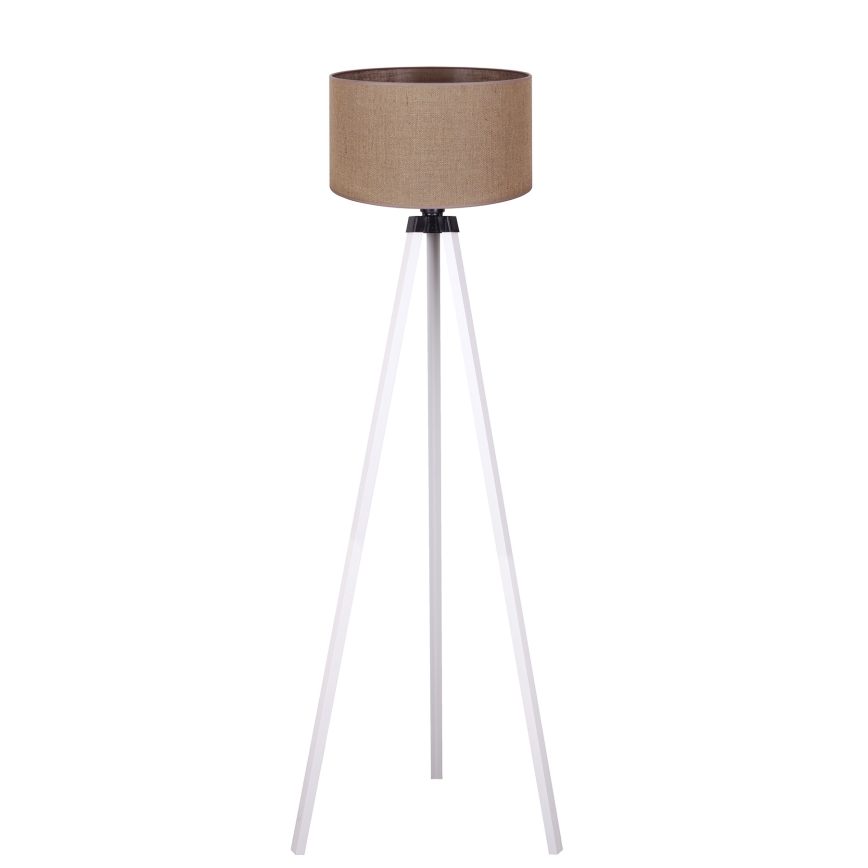 Duolla - Podna lampa 1xE27/60W/230V pr. 44 cm smeđa/bijela