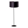 Duolla - Podna lampa CANNES 1xE27/15W/230V pr. 45 cm crna/srebrna