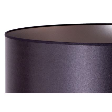 Duolla - Podna lampa CANNES 1xE27/15W/230V pr. 45 cm crna/srebrna