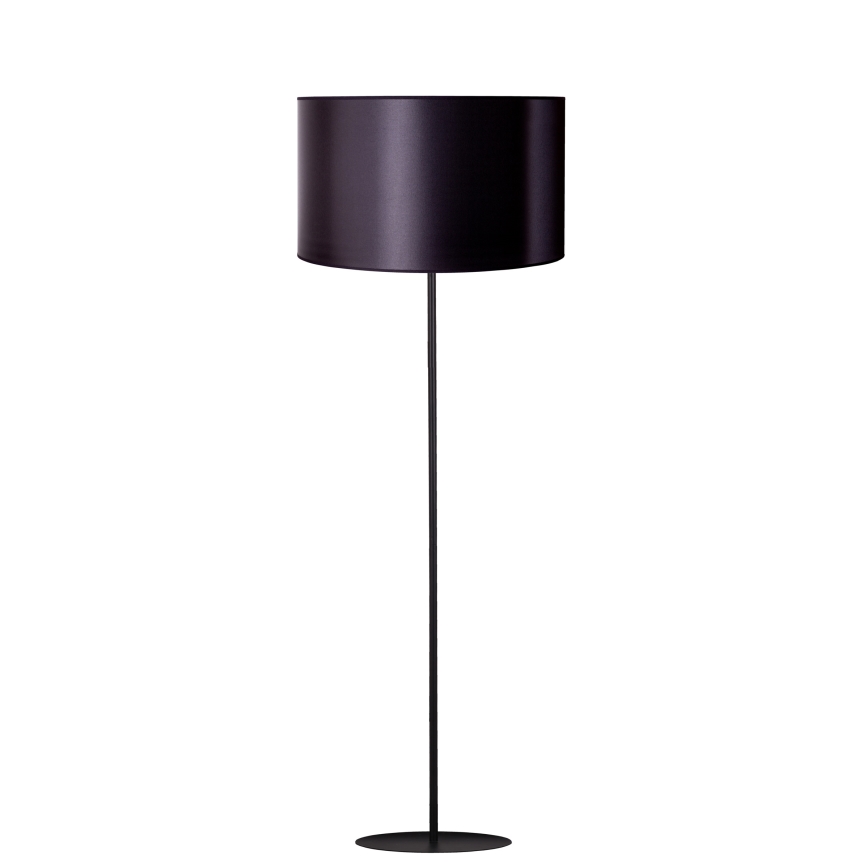 Duolla - Podna lampa CANNES 1xE27/15W/230V pr. 45 cm crna/srebrna